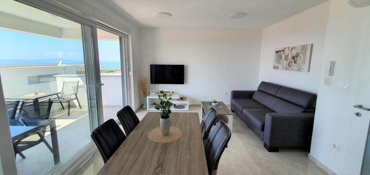 Seahorse Luxury Apartment With Pool And Sea View Novalja Zewnętrze zdjęcie
